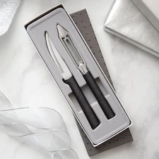 RADA CUTLERY G246 PARE & PEEL GIFT SET BLACK HANDLE