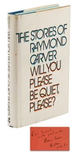 Will You Please be Quiet Please? RAYMOND CARVER ~ SIGNED First Edition 1976 1st