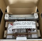 Recessed Mount Edge-Lit LED Exit Sign W/ Red Letters Aluminum TRIM Frame Back Up — photo 3