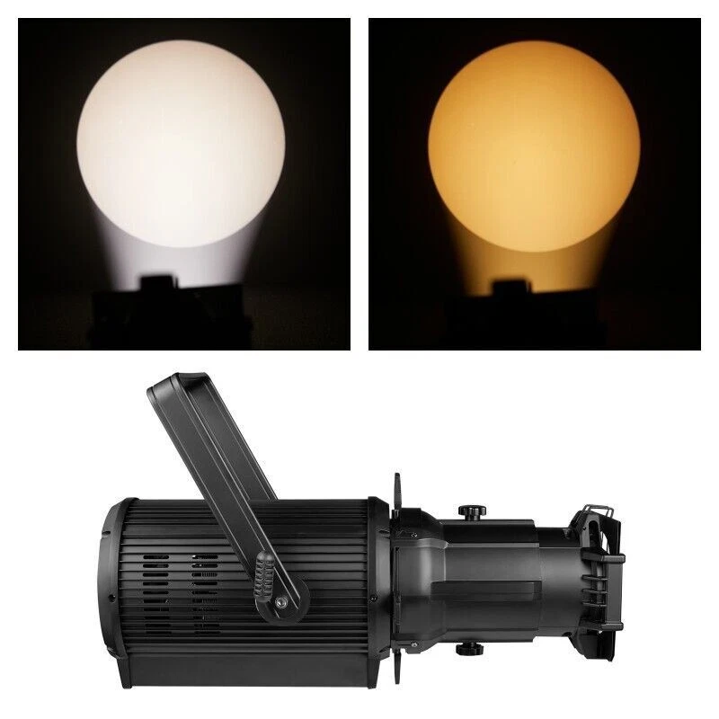 2X 300w LED Ellipsoidal Leko Projector Spot Cool/Warm white 2in1 Profile Light - Image 2 of 4