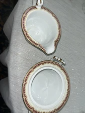 Noritake Sugar and Creamer N74 Blue & Floral Vintage Occupied Japan No Lid