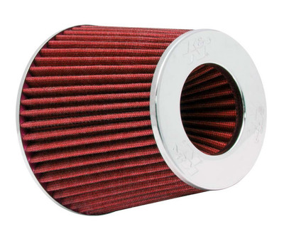 K AND N ENGINEERING Universal Clamp On Air Filter Red- RG-1001RD