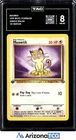 Pokemon 1999 Meowth 56/64 1st Edition Jungle TAG 8