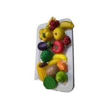 Fruits and Veggies Vegetables Pretend Play Plastic Food 15 Pcs. VG Quality