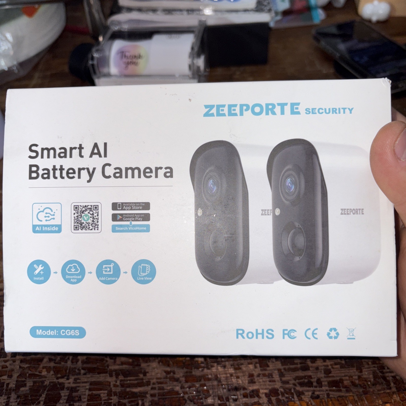 Wireless Outdoor, Outdoor Camera Wireless 2-way Talk Battery