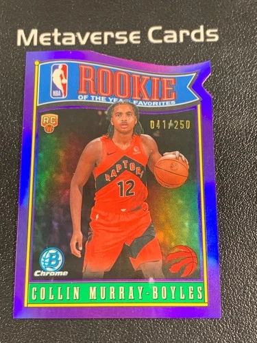 2025-26 Bowman Chrome Rookie of the Year Favorites Collin Murray-Boyles RC /250