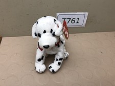 Ty Beanie Baby RESCUE the FDNY Dalmatian Dog 5.5 Inch Plush Stuffed Toy