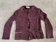 St John Evening JACKET Santana Knit Velvet Size Small 6