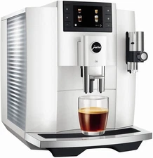 JURA E8 fully automatic coffee machine Piano White (EC), free ship Worldwide