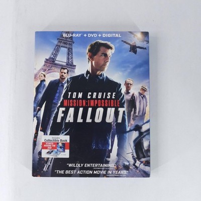 Mission Impossible Fallout Blu Ray DVD Digital Tom Cruise Collectible Book New S