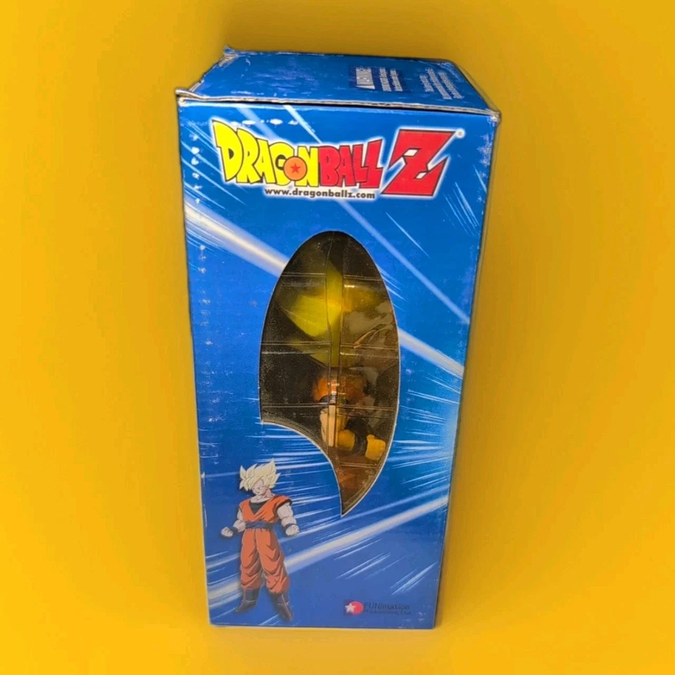 FIGURA SUPER SAIYAN CABEZA BOBBLE GOKU VINTAGE 2002 FUNIMATION RARA EN CAJA Foto 2 de 4