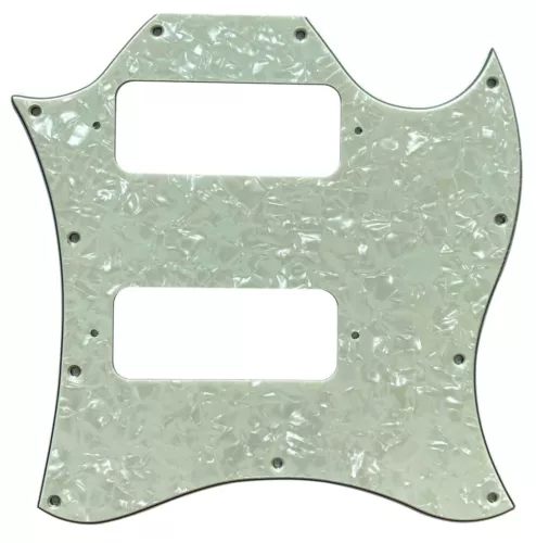 Pickguard For Gibson SG P90 Without Bridge Holes Drill-4 Ply VINTAGE GREEN PEARL