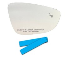 S-628r-s Blind Spot Mirror Glass For 15-22 Volkswagen Jetta Passat Passenger Rh