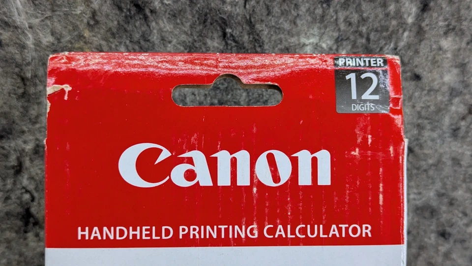 🔥New Unopened🔥 Canon P1-DHV, 12-Digit Handheld  Portable Printing Calculator - Image 2 of 4