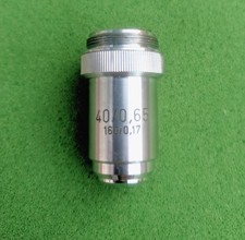 Beck Kassel (CBS) microscope, objective lens, 40x/0.65, Germany, achromat, works