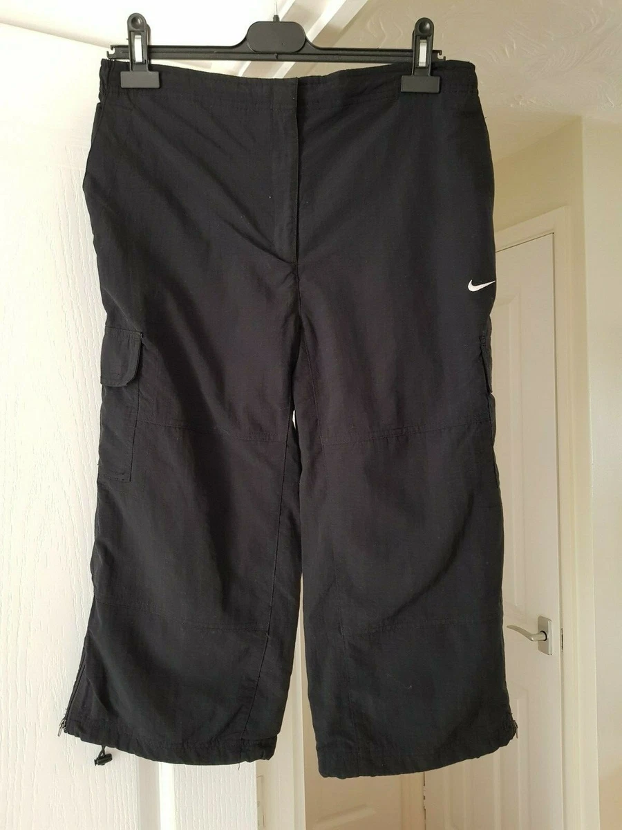 Youth Boys Nike Black 3 4 Trousers Size L Age 1416 Years Height 173 VGC