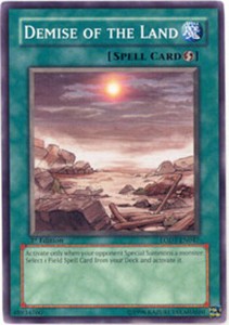 Demise of the Land - LODT-EN047 - Common - 1st Edition x1 - Lightly Played