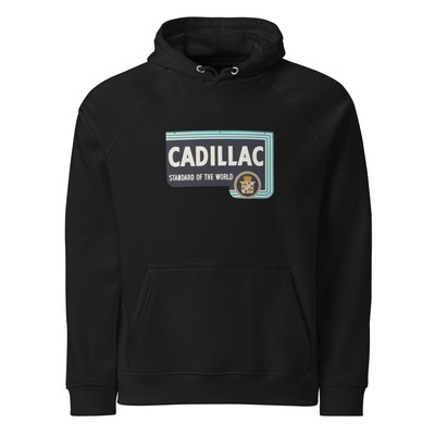 Cadillac '' Standard of the World '' eco raglan hoodie