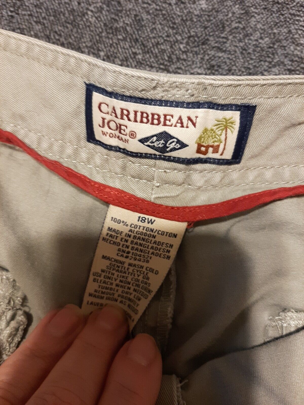 caribbean joe Womans Pants  Size 18 - image 4