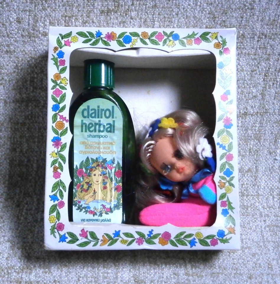clairol herbal shampoo Normal Hair 100ml ( 3.4 fl oz ) + el greco Pink Doll NIB - Image 2 of 4