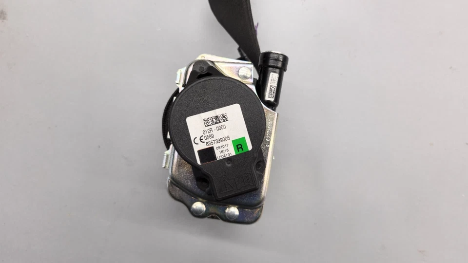 2017-2023 MINICOOPER COUNTRYMAN ПЕРЕДНИЙ ПРАВЫЙ РЕМЕНЬ БЕЗОПАСНОСТИ НАТЯЖИТЕЛЬ В СБОРЕ ЧЕРНЫЙ - Изображение 3 из 4