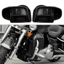Lower Vented Fairing 6.5" Speaker Box Pods For Harley Touring Street Glide 14-Up