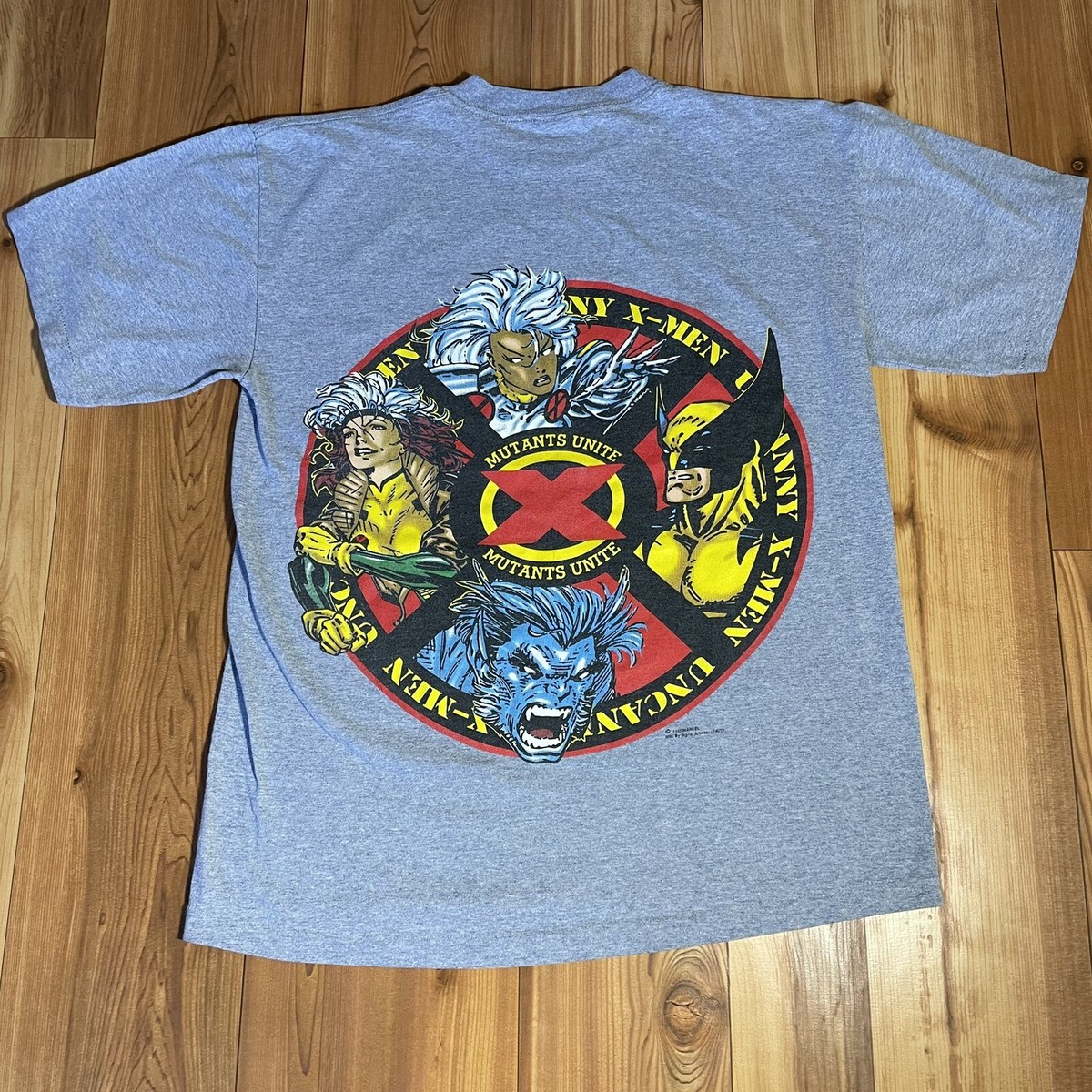Vintage X-Men Marvel Shirt Size Large Comic Images DC | eBay