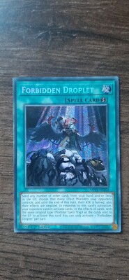 YuGiOh - Forbidden Droplet MP22-EN254- Prismatic Secret Rare - 1st