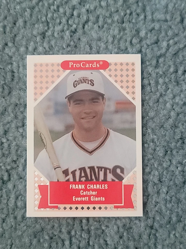 1991 Pro Cards Frank Charles Minor League Card #357 - Image 2 of 4