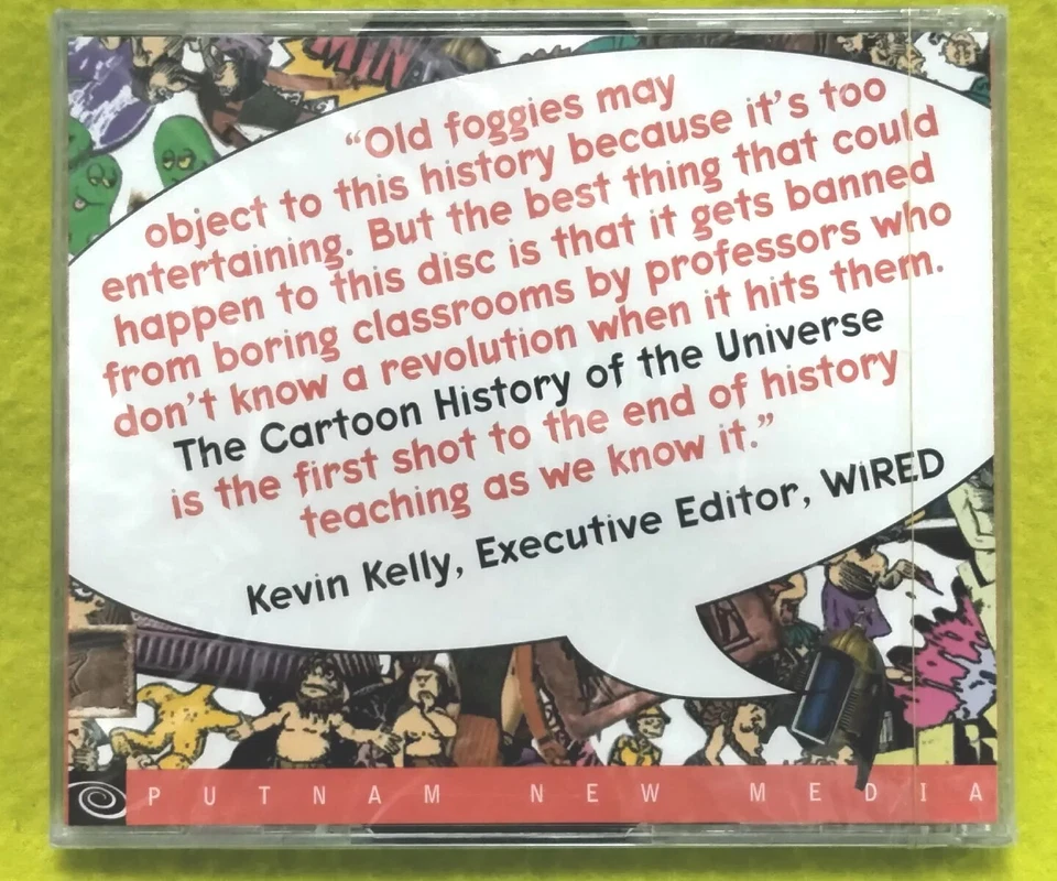 The Cartoon History Of The Universe User Manual by Larry Gonick (CD-ROM) OOP NOS - Image 2 of 4