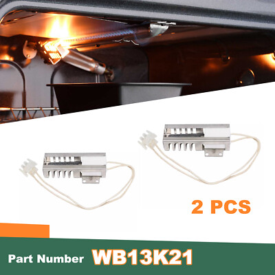 2* Flat Igniter Replacement Part WB13K21 For GE Oven Range Norton 501A PS231280