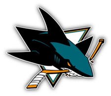 San Jose Sharks Nhl Hockey Logo Car Bumper Sticker Decal - 3 Or 5 San Jose Sharks Nhl Hockey Logo Car Bumper Sticker Decal - 3 Or 5