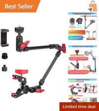 Durable 22" Magic Arm Camera Mount with Anti-Slip Clamp - Perfect for Creators