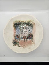 Effetti D'Arte Serving Bowl 8.5” - Made in Italy Plants On Window Sill