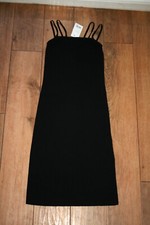 NEW&TAGS NEXT fine knit strappy bodycon dress SIZE 8 occasion night out holiday