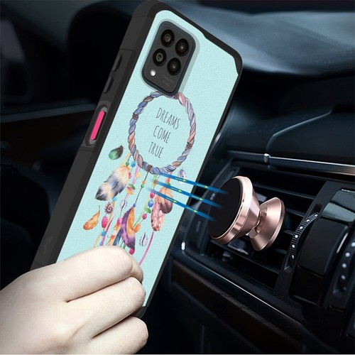 For T-Mobile Revvl 6x 5G/6x Pro 5G Hybrid Case Mount Friendly Rubber Hard Cover - Zdjęcie 60 z 66