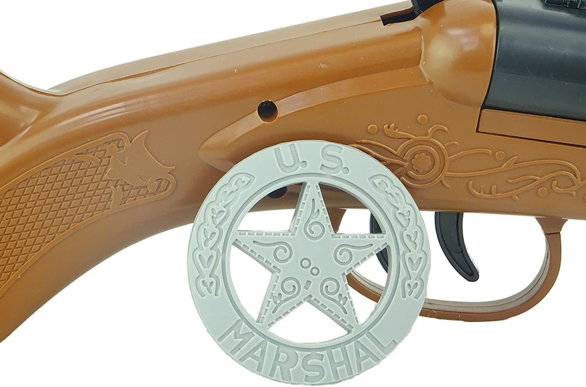 Toyland ® 47cm Fusil Double Baril avec Effets Sonores et Éjection de Coquilles J Toyland ® 47cm Fusil Double Baril avec Effets Sonores et Éjection de Coquilles J