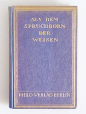 AUS DEM SPRUCHBORN DER WEISEN HARDCOVER 