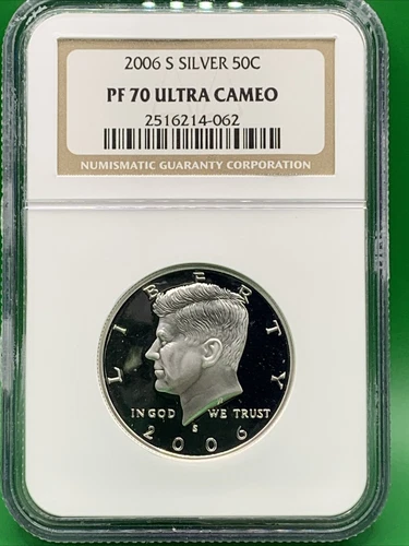 2006-S Kennedy Silver Half Dollar 50c NGC Brown Label PF 70 Ultra Cameo 