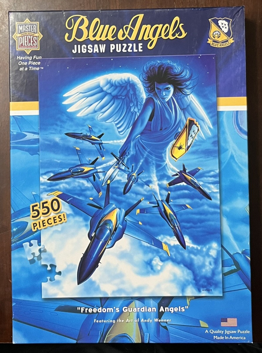 2x USAF 550 Piece Puzzles Thunderbirds + Blue Angels (1pc