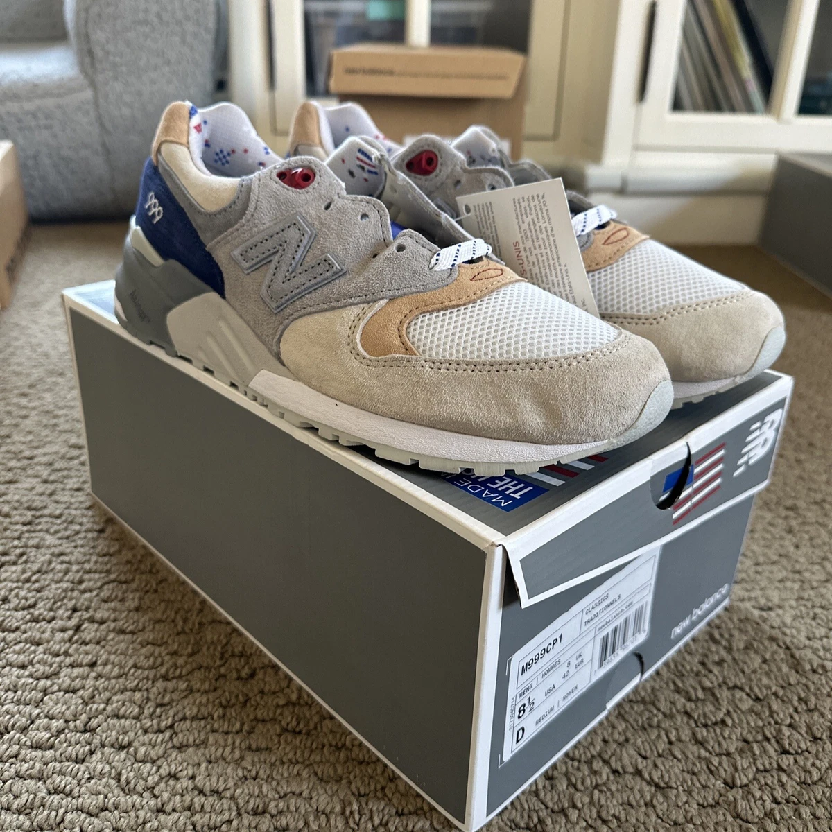 Size 8.5 - New Balance 999 Made in USA x Concepts Hyannis Blue 2017 kennedy  | eBay