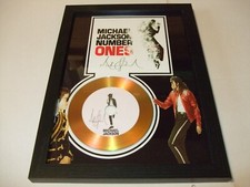 MICHAEL JACKSON  LIMITED EDITION SIGNED   AUTOGRAPH 8 FRAMED A4