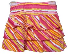 Girls Children's Place Colorful Design Ruffled Skirt Size 6