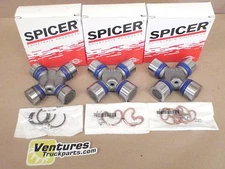 GREASABLE U JOINT KIT FRONT 4X4 2 PART DRIVE SHAFT 95-97 DODGE RAM 2500