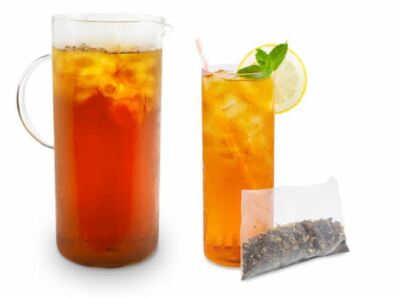 white tropics pineapple coconut iced tea 12 count bag makes 32 ounces each decaf