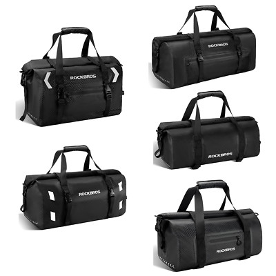 ROCKBROS Motorradtasche 100% Wasserdicht Hecktasche Motorrad Gepäckrolle 20-60L