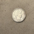 1907-D 10c Barber Dime ~ VF Details Cleaned