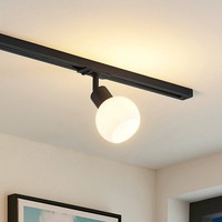 Lindby Stromschienenleuchte 'Linaro' (Modern) In Schwarz Aus Glas (1 Flammig, E1