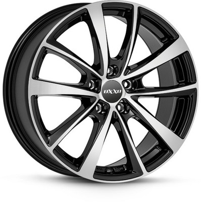 4x Alufelgen OXXO VIDORRA BLACK für Toyota Auris Hybrid(II) HE15U(a) ABE 16 Zoll