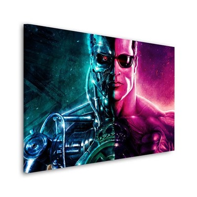 Film-Cyborg Android Pop Art Graffiti Wandbild